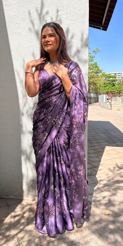 the-simple-purple-color-heavy-embroidery-work-saree