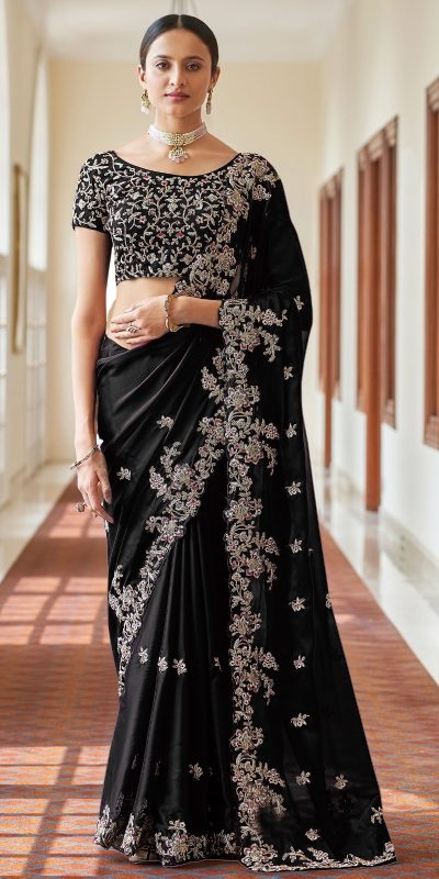 gorgeous-black-color-kasturi-silk-with-zari-thread-work-saree
