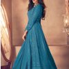 Rama Georgette Santoon Embroidered Designer Suit