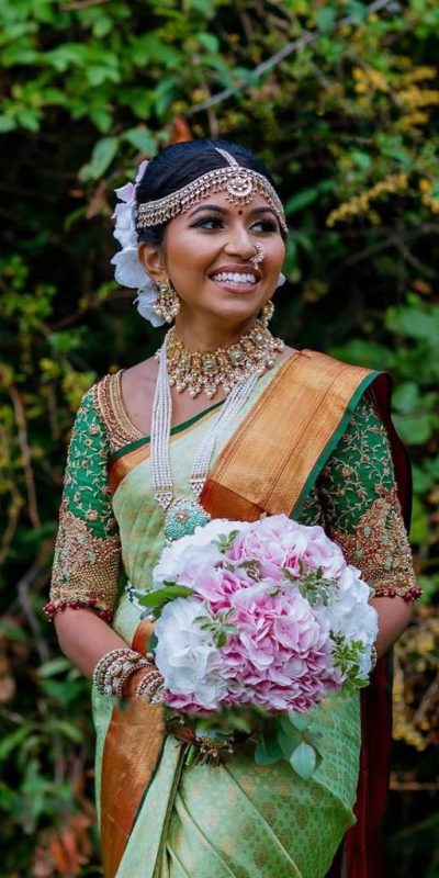 Fantastic Olive Green Color Lichi Silk Jacquard Work Saree