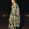 Multi Georgette Embroidery Sequins Saree