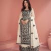 White Heavy Sequence Embroidery Salwar Suit