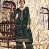 Green Georgette Embroidery Stone Work Sharara Suit