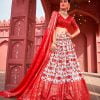 Red Dola Silk Patola Foil Printed Lehenga Choli