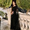 Black Georgette Embroidery Sequence Saree