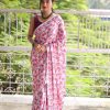 Pink Soft Silk Digital Printed Saree
