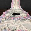 Cream Soft Silk Saree Digital Print Saree