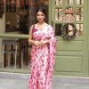 Light Pink Heavy Soft Silk Digital Printed Saree