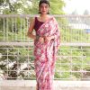 Light Pink Heavy Soft Silk Digital Printed Saree
