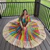 Multi Foix Georgette Digital Printed Gown