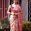 Pink Heavy Soft Silk Digital Printed Saree