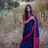 Blue Soft Silk Ordinary Design Pallu Saree