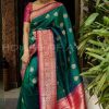 Green Soft Silk Cloth Pallu Saree