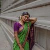 Parrot Green Soft Silk Saree with Pallu Work