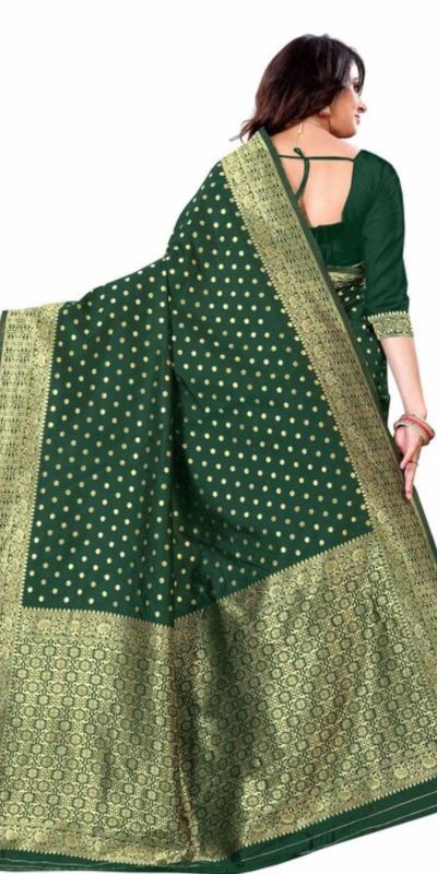 KP 4012 Stone Green Color Soft Lichi Silk Cloth Rich Pallu Work Saree Casual, Party Wear, Wedding, Events Etc. Expected Delivery 4-6 Working Days @ 1349/- | Sarees, Bollywood Sarees, Creative Sarees, Designer Sarees, Embroidered Sarees, Ethnic Saree, Modern Digital sarees, Party Wear Sarees