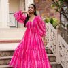Pink Heavy Faux Georgette Digital Print Salwar Suit