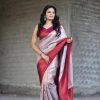 Light Purple Soft Silk Pallu All Over Saree