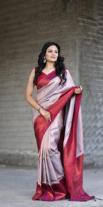Dazzling Light Purple Color Soft Silk Beautiful Rich Pallu All Over Saree