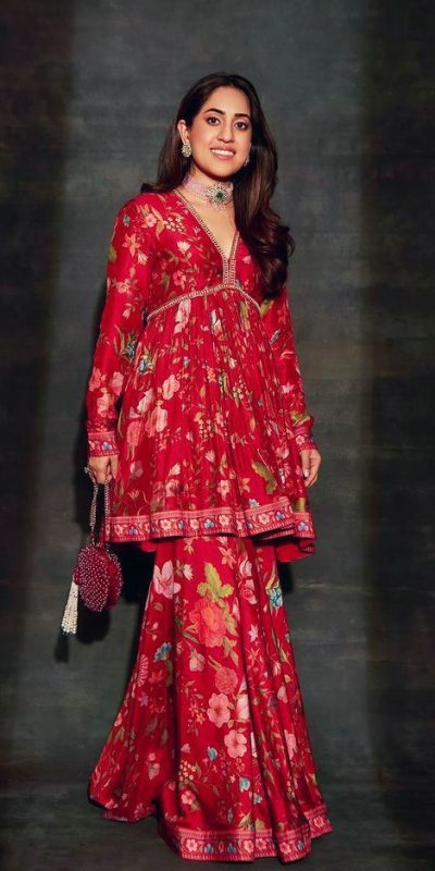 Grand Red Color American lachko Digital Print Work Salwar Suit
