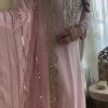 Baby Pink Georgette Embroidery Diamond Handwork Salwar Suit