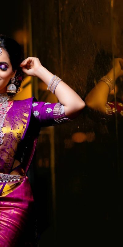 Picturesque Pink Color Soft Lichi Silk Chaks Circle Design Saree