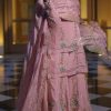 Special Pink Color Foix Georgette Embroidery Work Salwar Suit