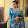 KP 4057 Blue Color Soft Lichi Silk Jacquard On All Over Saree Casual, Party Wear, Wedding, Events Etc. Expected Delivery 4-6 Working Days @1349/- | Sarees, Bollywood Sarees, Creative Sarees, Designer Sarees, Embroidered Sarees, Ethnic Saree, Modern Digital sarees, Party Wear Sarees