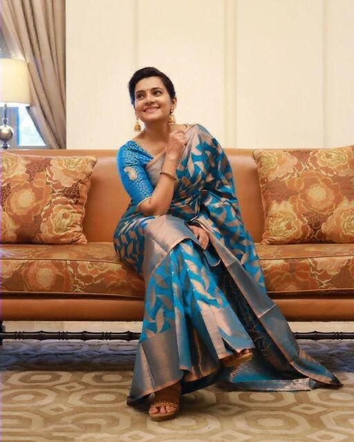 KP 4057 Blue Color Soft Lichi Silk Jacquard On All Over Saree Casual, Party Wear, Wedding, Events Etc. Expected Delivery 4-6 Working Days @1349/- | Sarees, Bollywood Sarees, Creative Sarees, Designer Sarees, Embroidered Sarees, Ethnic Saree, Modern Digital sarees, Party Wear Sarees