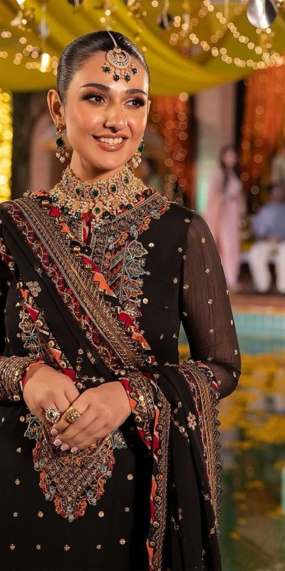 Artful Black Color Georgette Sequence Embroidery Salwar Suit