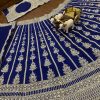 Attractive Royal Blue Color Georgette Embroidered Lehenga Choli