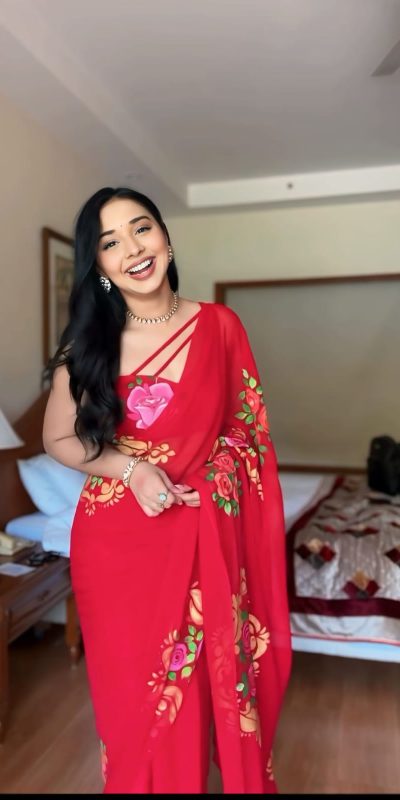 Grand Yellow Color Pure Soft Georgette Silk Design All Over Saree