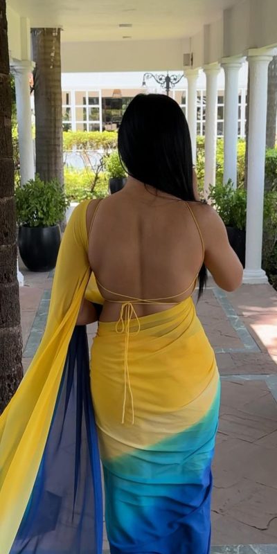 Grand Yellow Color Pure Soft Georgette Silk Design All Over Saree