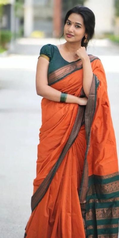 KP 5004 Orange Color Soft Lichi Silk Jacquard On All Over Saree Casual, Party Wear, Wedding, Events Etc. Expected Delivery 4-6 Working Days @1449/- | Sarees, Bollywood Sarees, Creative Sarees, Designer Sarees, Embroidered Sarees, Ethnic Saree, Modern Digital sarees, Party Wear Sarees