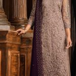 Grey Heavy Net Coding Sequence Embroidery Salwar Suit