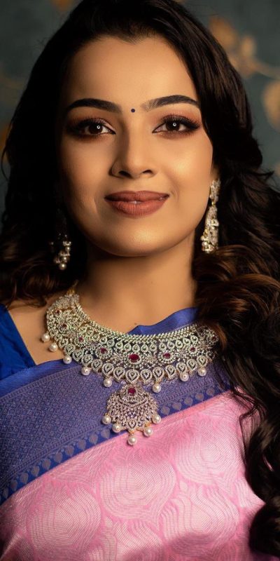 Aglow Pink Color Soft Kanjivaram Lichi Pattu Jacquard Silk Saree