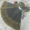 Cement Georgette Embroidery Lehenga Choli