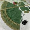 Light Green Georgette Embroidery Lehenga Choli