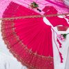 Pink Georgette Embroidery Lehenga Choli