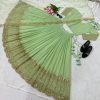 Pista Georgette Embroidery Lehenga Choli