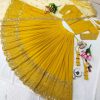 Yellow Georgette Embroidery Lehenga Choli