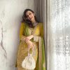 Hansika Motwani Yellow Georgette Embroidery Salwar Suit