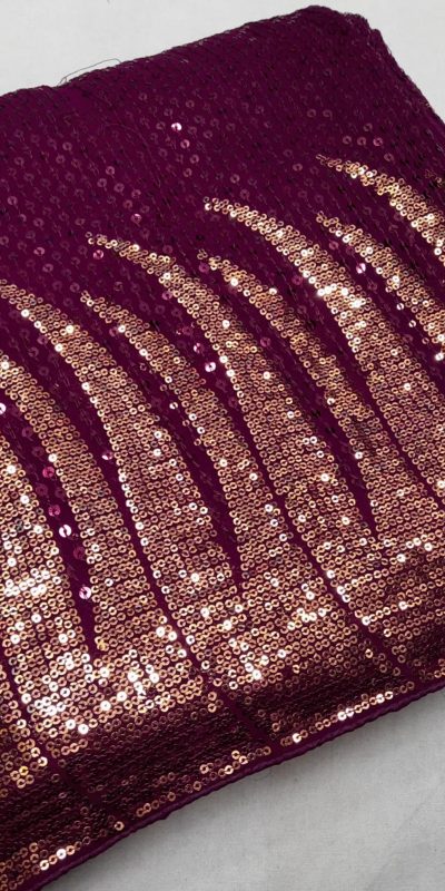 Nice Purple Full Saree Of Heavy Quality 60 Gram Georgette Saree