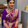 Violet Soft Silk Jacquard All Over Saree