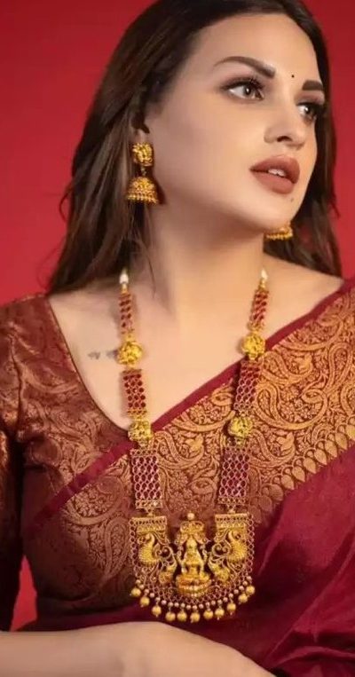 Stylish Maroon Color Soft Lichi Silk Cloth Jacquard All Over Saree