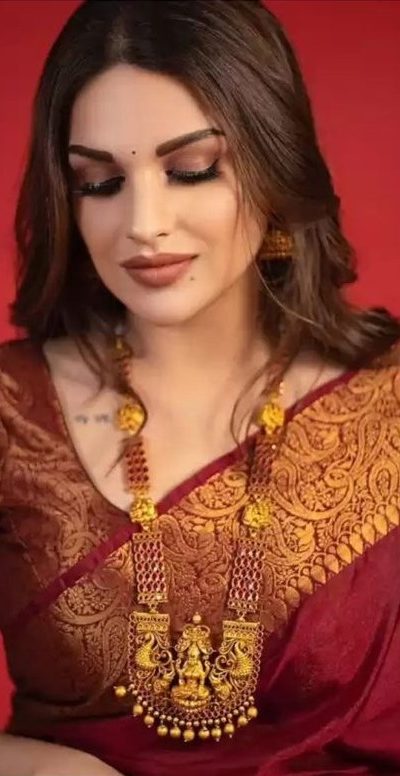 Stylish Maroon Color Soft Lichi Silk Cloth Jacquard All Over Saree