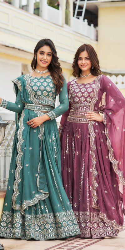 Ram 026 Blue Color Georgette Sequence Work Lehenga Choli Casual, Wedding, Festive, Events Expected Delivery 4-6 Working Days @3049/- | Lehenga, Bollywood Lehenga, Creative Lehenga, Designer Lehenga, Embroidered Lehenga, Party Wear Lehenga