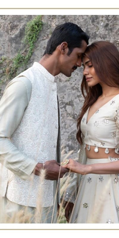 Superb White Color Georgette Heavy Embroidery Lehenga Choli