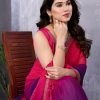 Magenta Faux Georgette Party Wear Saree