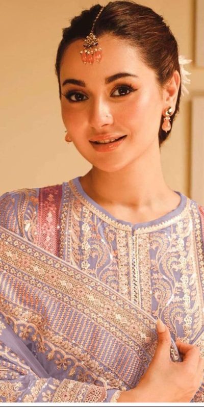 Amazing Light Purple Color Fox Georgette With Embroidery Sequence With Moti Salwar Suit