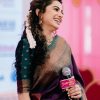Wine Soft Silk Jacquard Work On All Over Saree